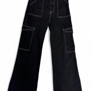 Altar'd state black wide leg carpenter pants